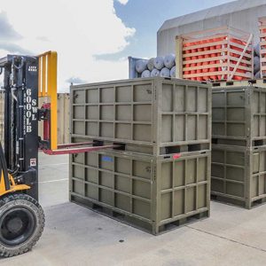 Material handling equipment loading